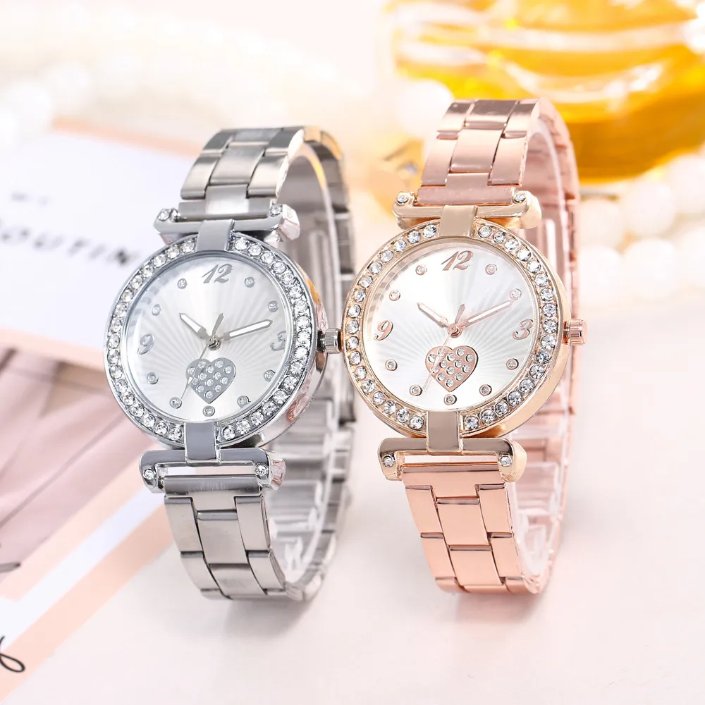 2018 модные повседневные часы женские кварцевые аналоговые наручные золотые