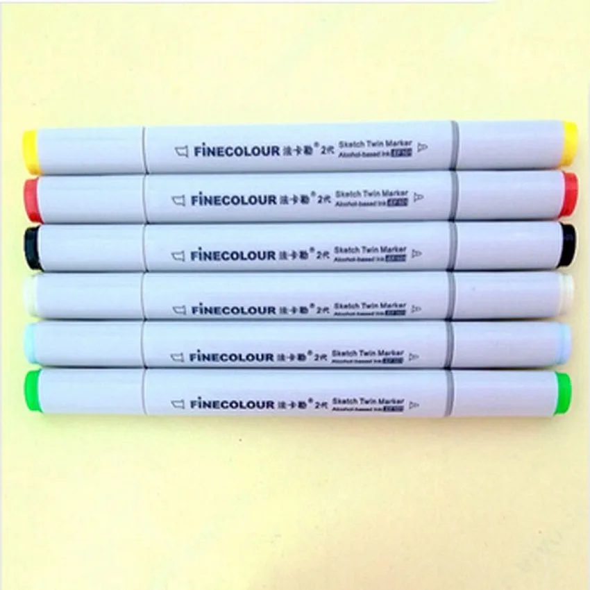 Алкоголь 24 Цвет стандарт ручка Краски рисунок Finecolour Copic маркеры манга Дизайн