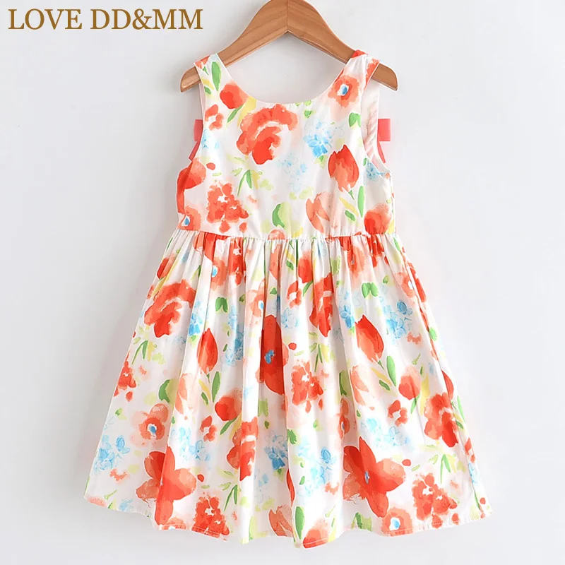 Платья для девочек LOVE DD &amp MM летняя новая детская одежда 2020 милое платье-жилет с