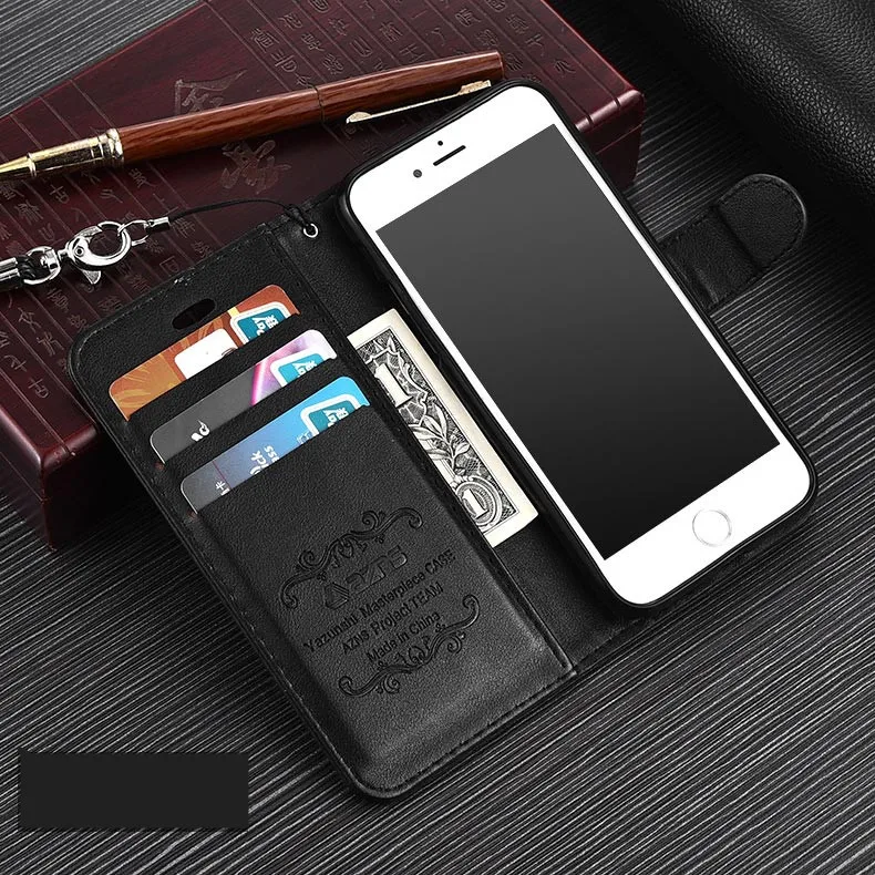 AZNS Высокое качество флип чехол для iPhone 7 8 Pu кожаная сумка телефона Магнитная