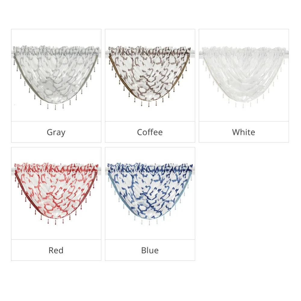 NAPEARL жаккардовый занавес из бисера водопад балдахин пелмет обработка окна