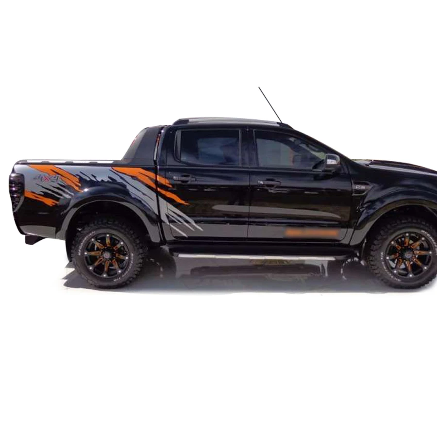 Автомобильные наклейки 2 шт защита скребок боковой корпус задний багажник