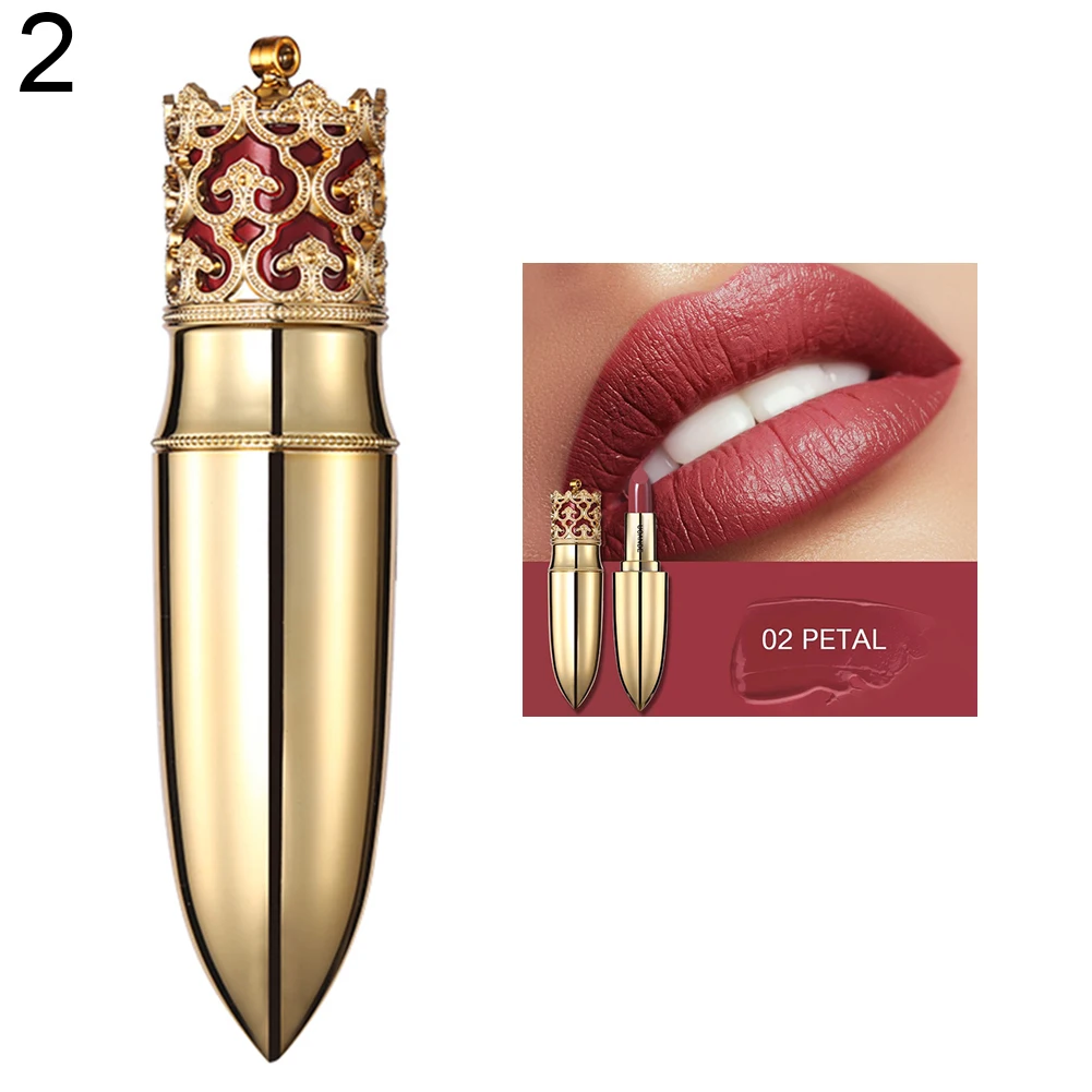Корона шелковистый бархат кремовый крем для губ длинная губная помада с эффектом