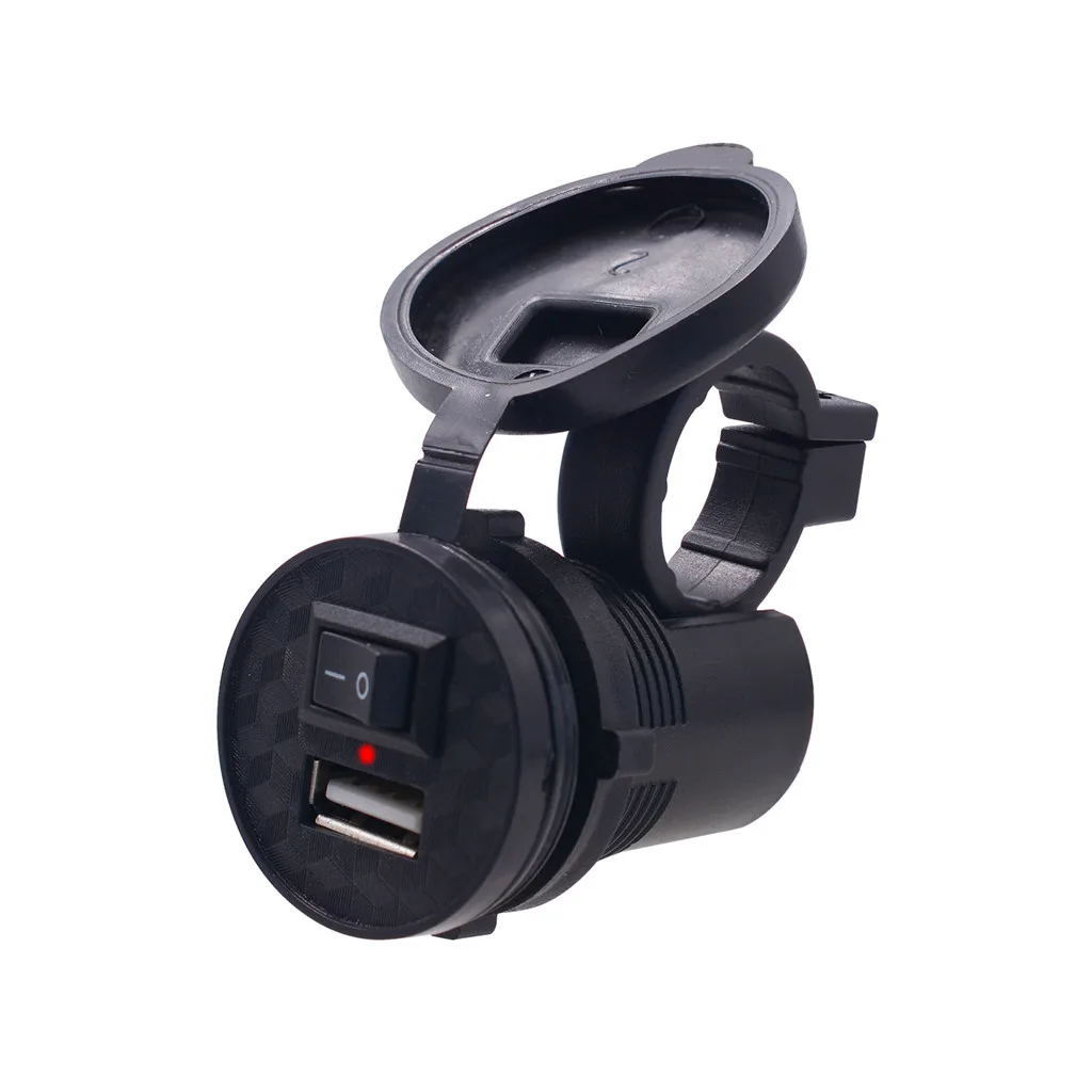 USB мотоцикл питание для мобильного телефона зарядное устройство водонепроницаемый порт Разъем для 5 В/1.5A USB заряженный сотовый телефон gps водонепроницаемый 8Z