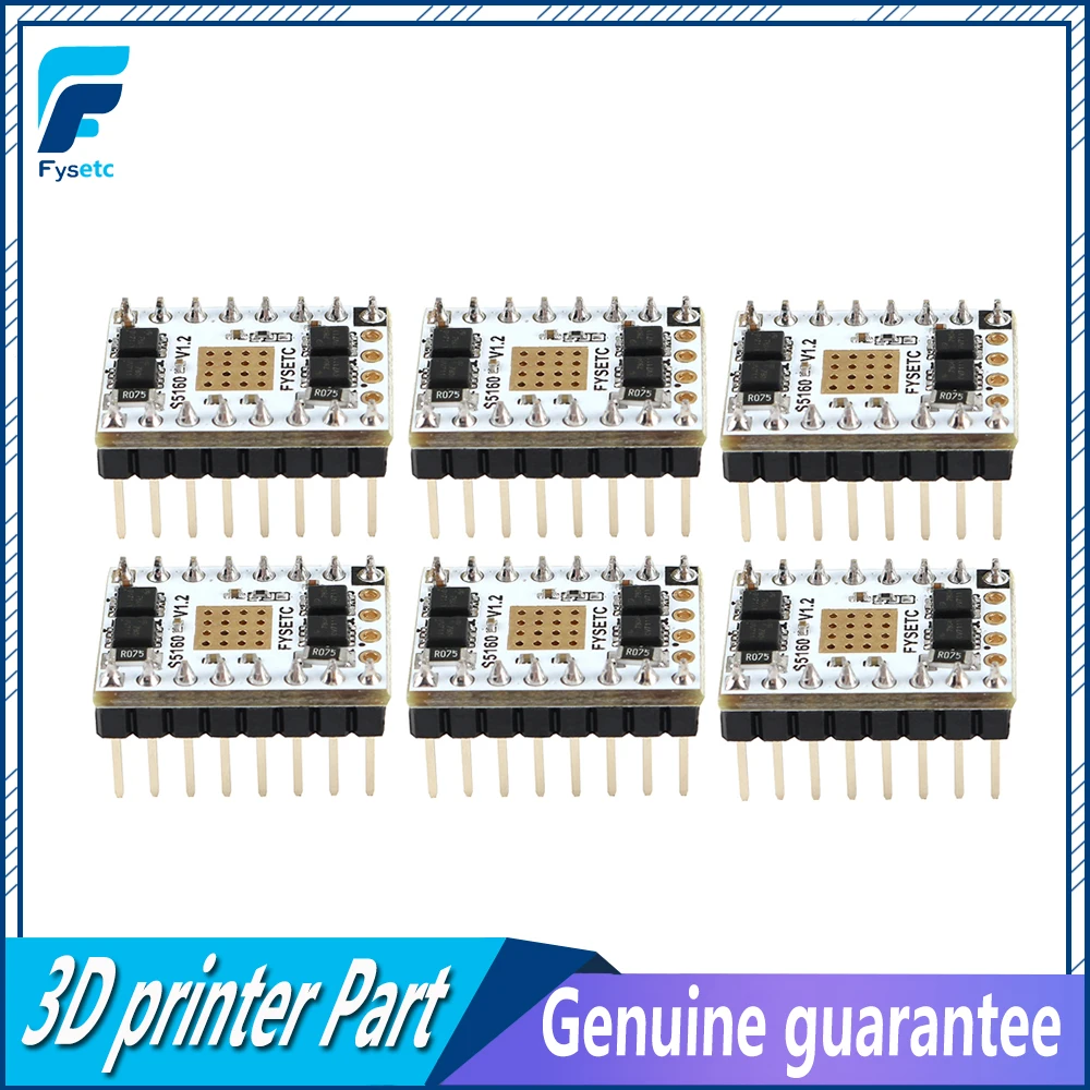 6 шт. драйвер шагового двигателя для 3D-принтера TMC5160 V1.2 SPI S5160 | Компьютеры и офис