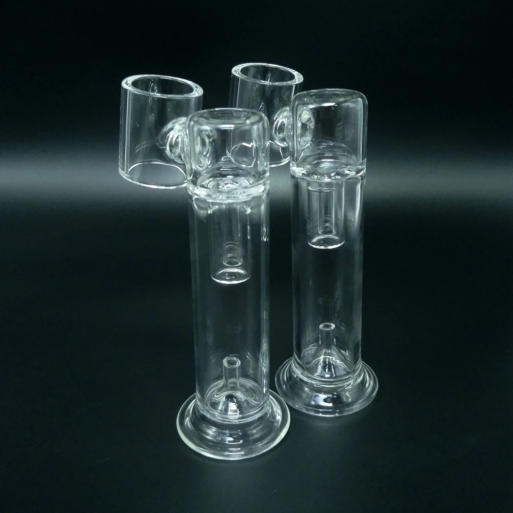 

Vaporizer Water Filter Dry Herb Pipe Bubbler Adapter Glass Tube Attachment for 510 Rig Nail G9 Henail Plus Enail 3.0