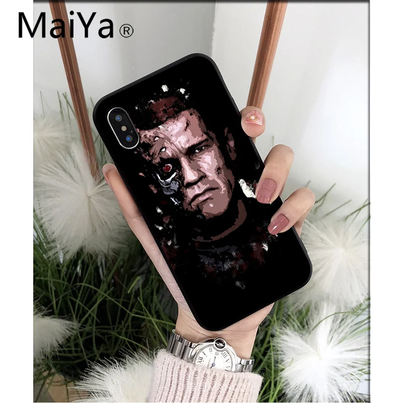MaiYaCa персонажи фильмов и ТВ капитан Джек Терминатор Телефон чехол для iPhone 6S 6plus 7plus