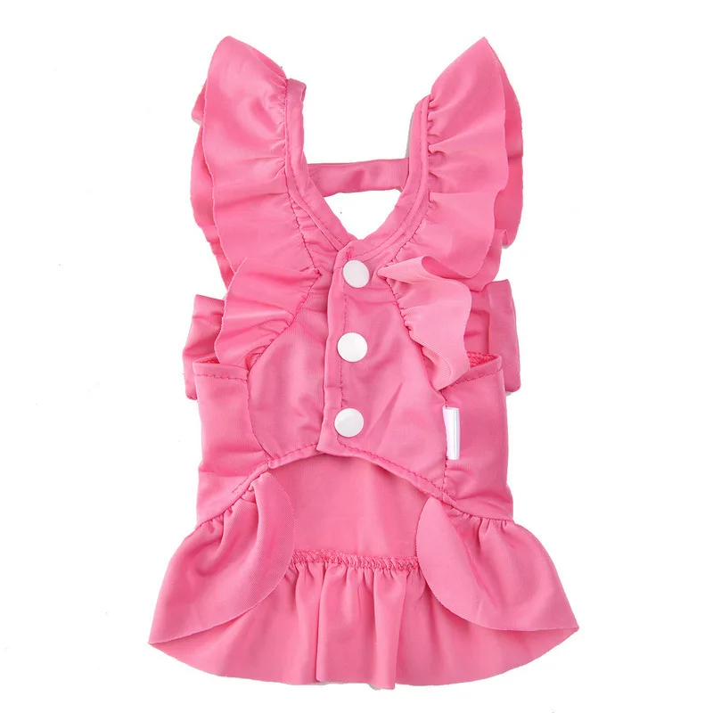 Милые платья для собак с бантом летняя одежда маленьких чихуахуа йоркширское