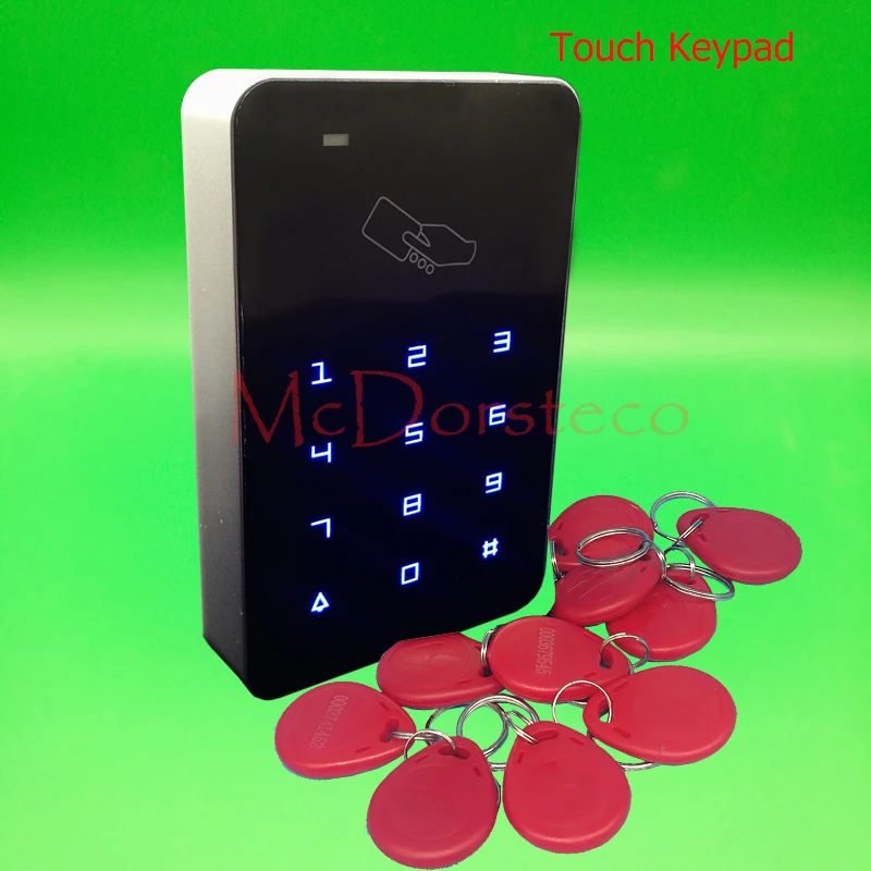 Подсветка сенсорной клавиатуры 125 кГц Rfid Контроль доступа с картой EM ID клавиатура