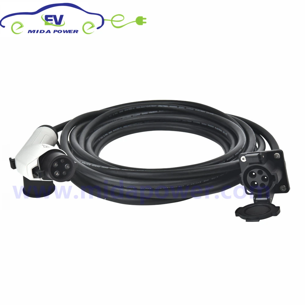 Адаптер DUOSIDA EV 10 метров 32 Ампер EVSE SAE J1772 тип 1 EV разъем зарядного устройства для 1 EV разъем для зарядки электромобиля