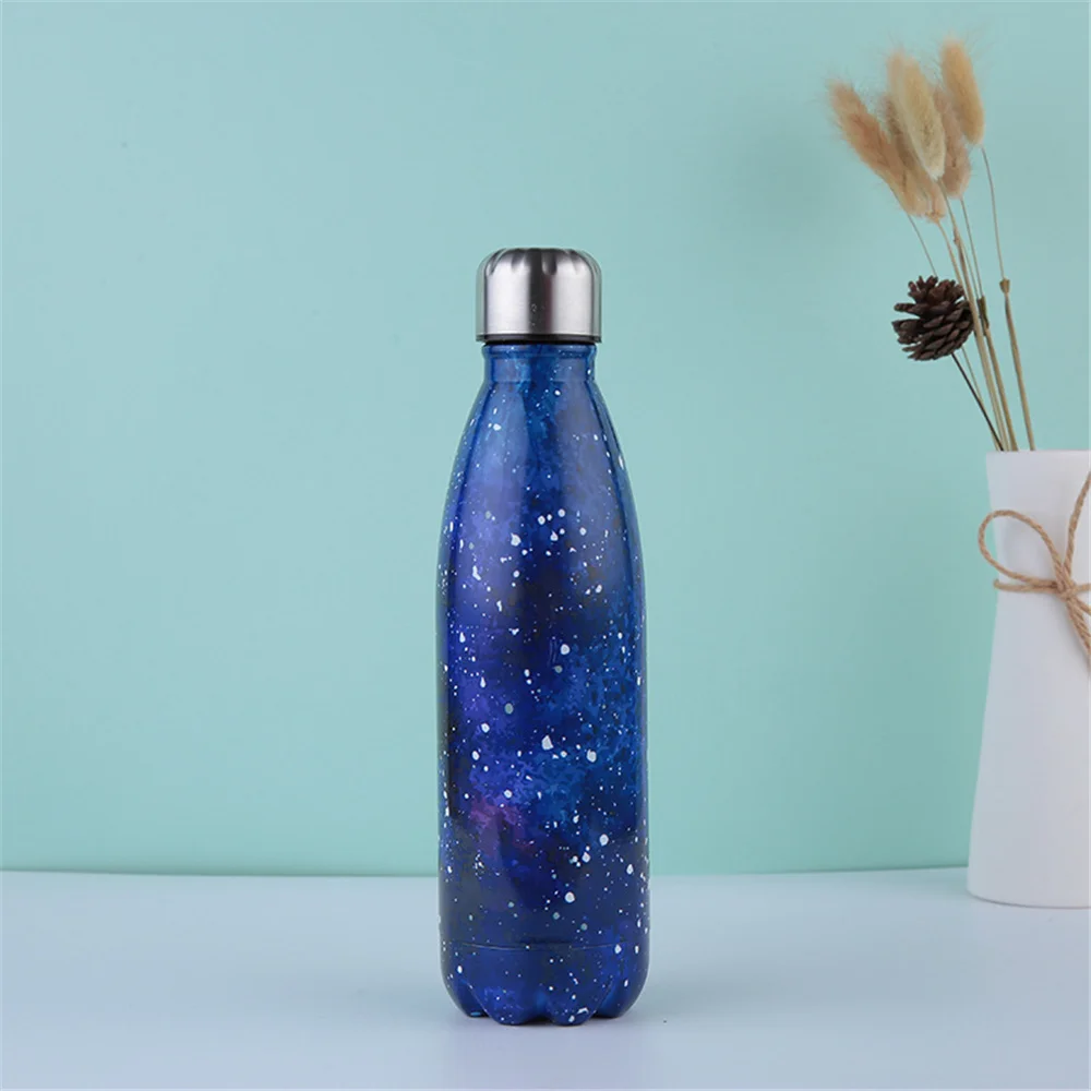 

Floral Water Bottle BPA Free Vacuum Insulated Bottle Premium Quality Stainless Steel Thermos Gym Sport Cold Cup
