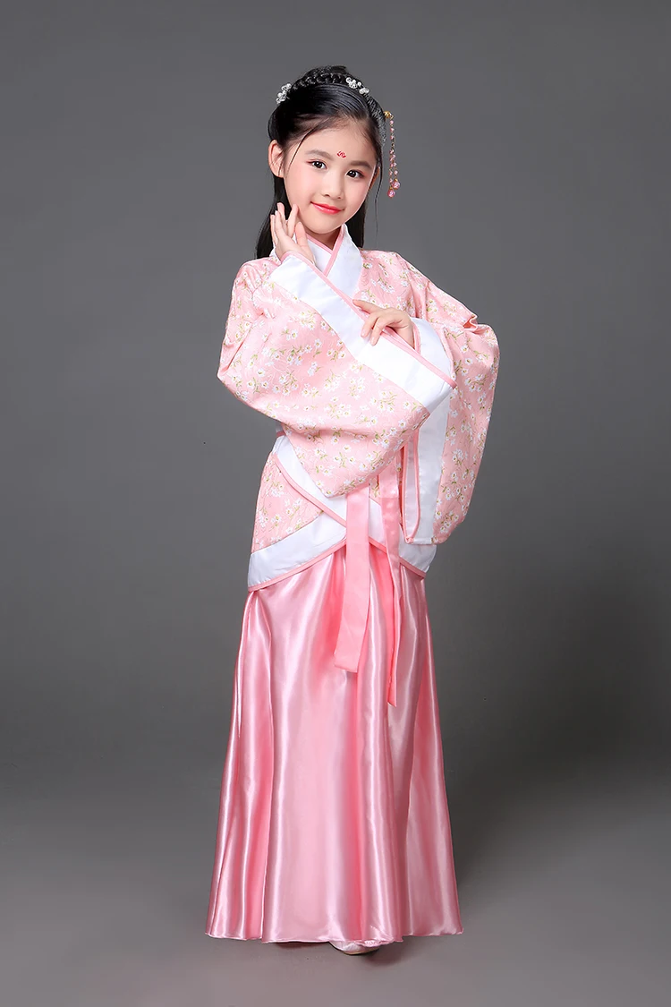 Новинка года; Детский костюм в китайском стиле; Hanfu Disfraz сказочное платье для девочек в стиле династии Тан; Королевское Платье принцессы Hanfu для выступлений