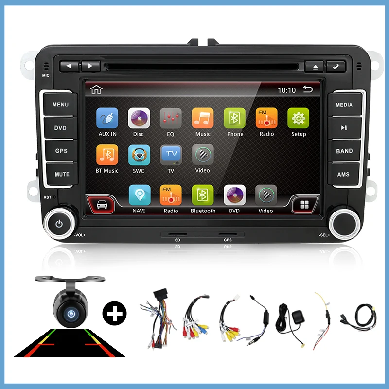 Bosion 2 din android 7 1 автомобильный dvd-плеер с Wi-Fi Bluetooth для vw Универсальный Автомобильный