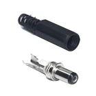 50 шт., 100 шт., 5,5*2,1 мм5,5*2,5 разъем питания 9 мм, электрический разъем постоянного тока, штекер-штекер, клеммы, адаптер