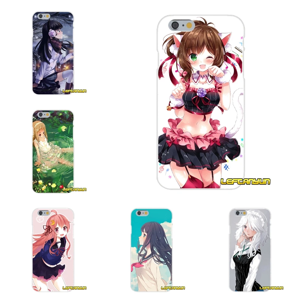 the anime kawaii girl Accessories Phone Cases Covers For Huawei P8 P9 P10 Lite 2017 Honor 4C 5X 5C 6X Mate 7 8 9 10 Pro | Мобильные