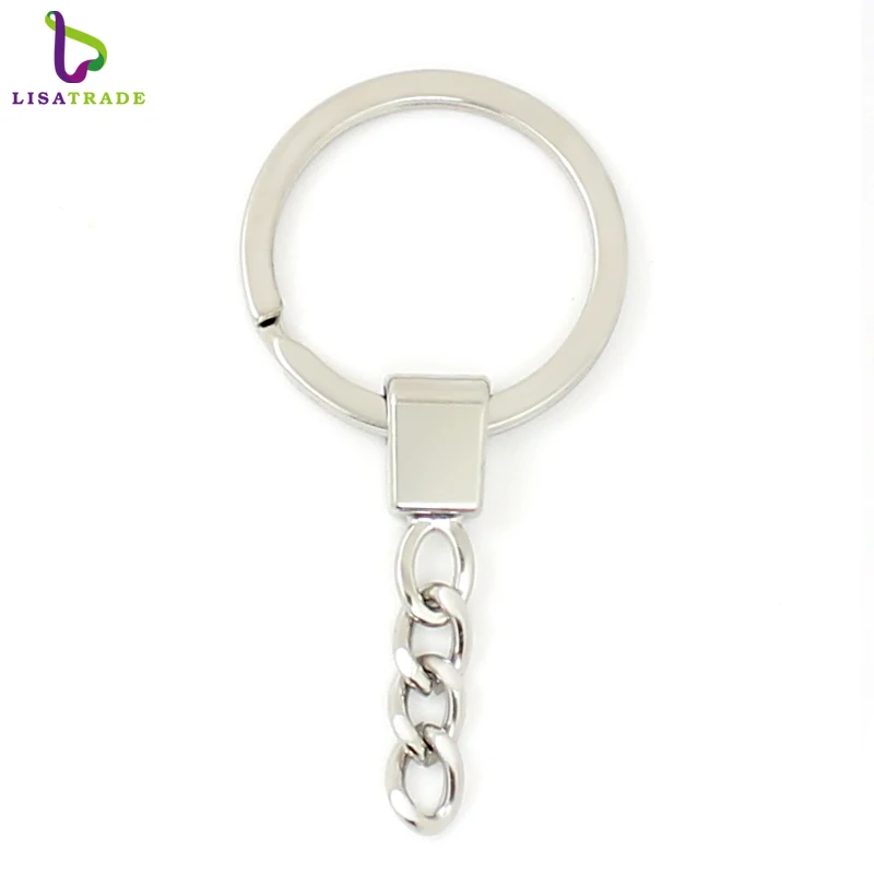 20 шт. круглый брелок для ключей из металлического сплава аксессуары изготовления