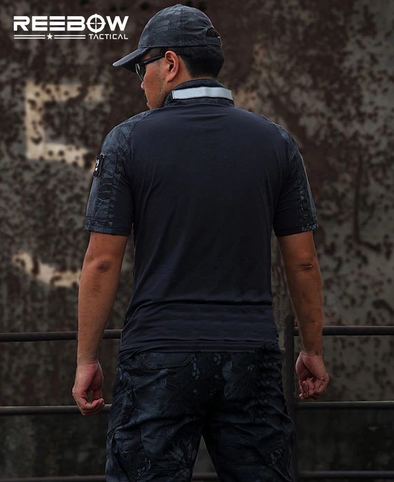 Футболка REEBOW Мужская камуфляжная тактическая уличная рубашка в стиле милитари