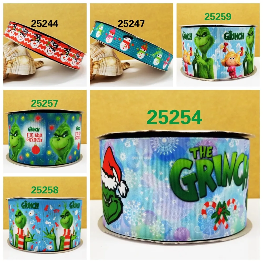Бесплатная доставка 50 ярдов мультфильм печатных grosgrain ленты 25259|Ленты для шитья| |
