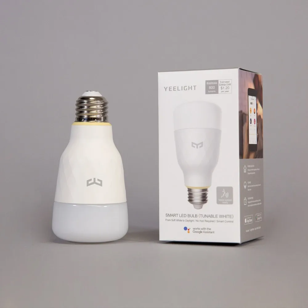 Yee светильник Lemon Blue II светодиодный смарт лампа шариковая E27 10 Вт 800lm WiFi Пульт