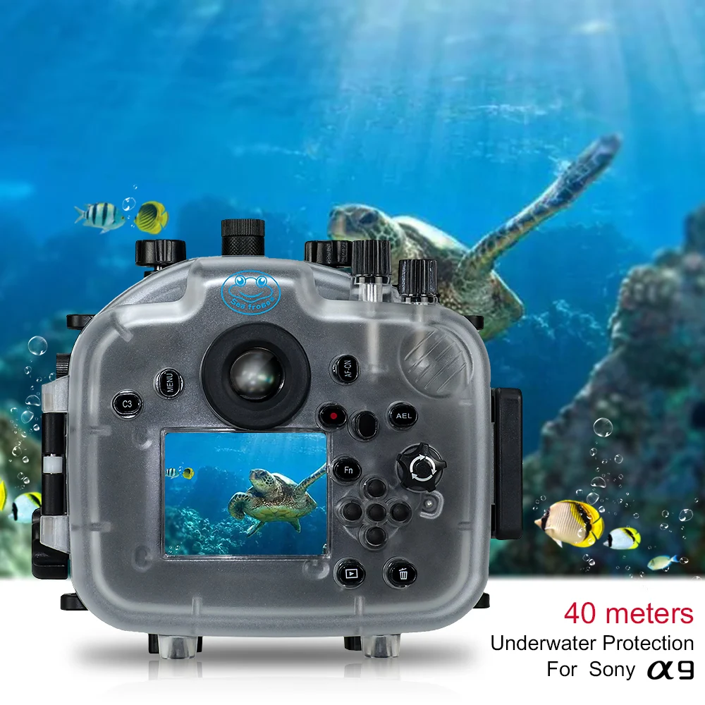 Водонепроницаемый чехол для камеры Sony A9 подводный Чехол всех функций сменная