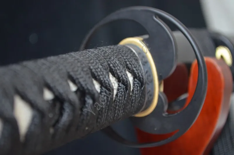 Real Hamon Traditional Hand Forged Japanese Samurai Sword KATANA Full Tang Blade 1095 Carbon Steel clay tempered razor sharp | Дом и сад