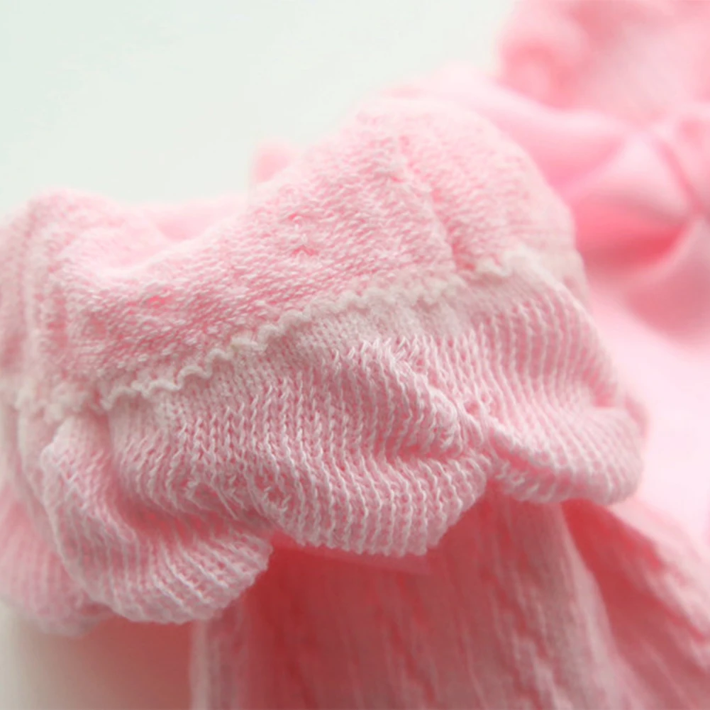 Детские гольфы для От 0 до 6 лет яркие цвета детские колготки с бантиками