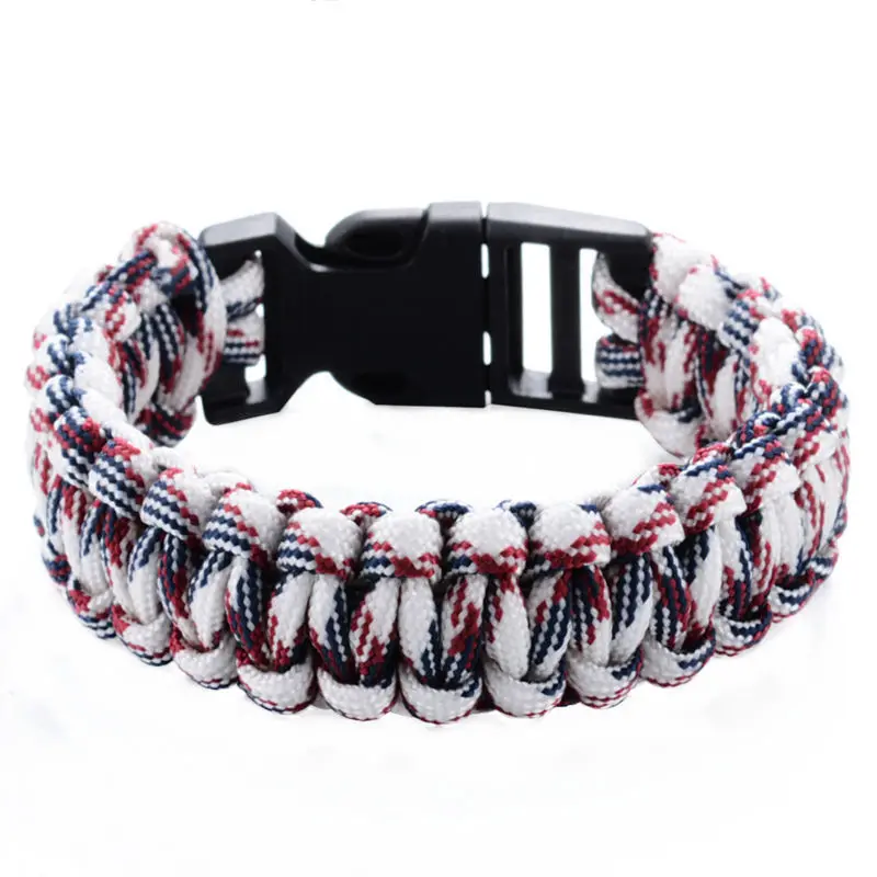 Открытый браслет для выживания Набор браслетов Паракорд военный в экстренных