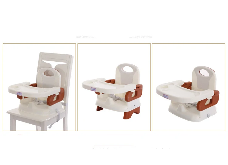 저렴한 안전한 PP 다기능 휴대용 접이식 아기 식사 높은 의자, 조절 가능한 좌석, 어린이 식사 테이블 의자, 식사, 유아용 높은 의자, 안전