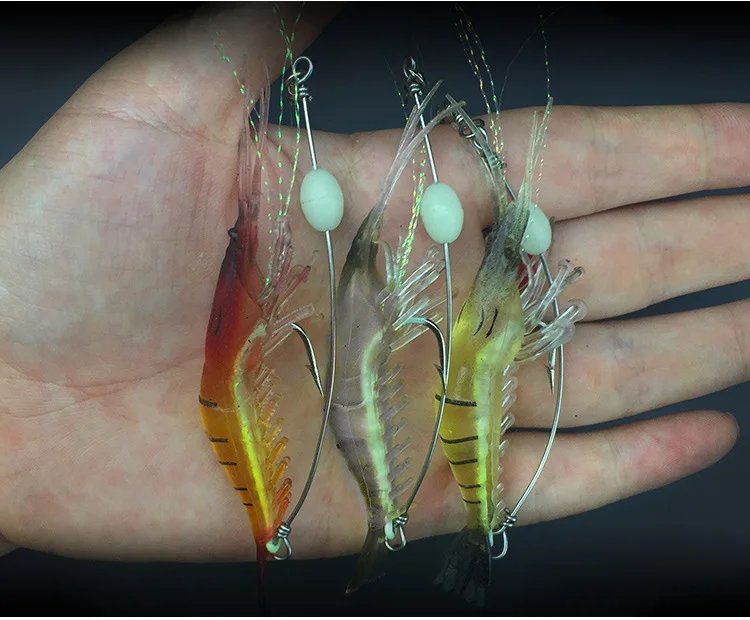 9 см 6 г высокой эмуляции приманки наживкой креветки с 2 шт. набор|9cm lure|bait shrimpa lure |