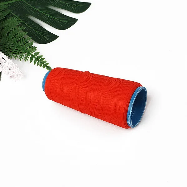 Red 1 шт., 300 м, многоцветная нейлоновая эластичная нить, машинная швейная нить для вышивки, ручной Шелковый цветок, Швейные аксессуары - Цвет: Red