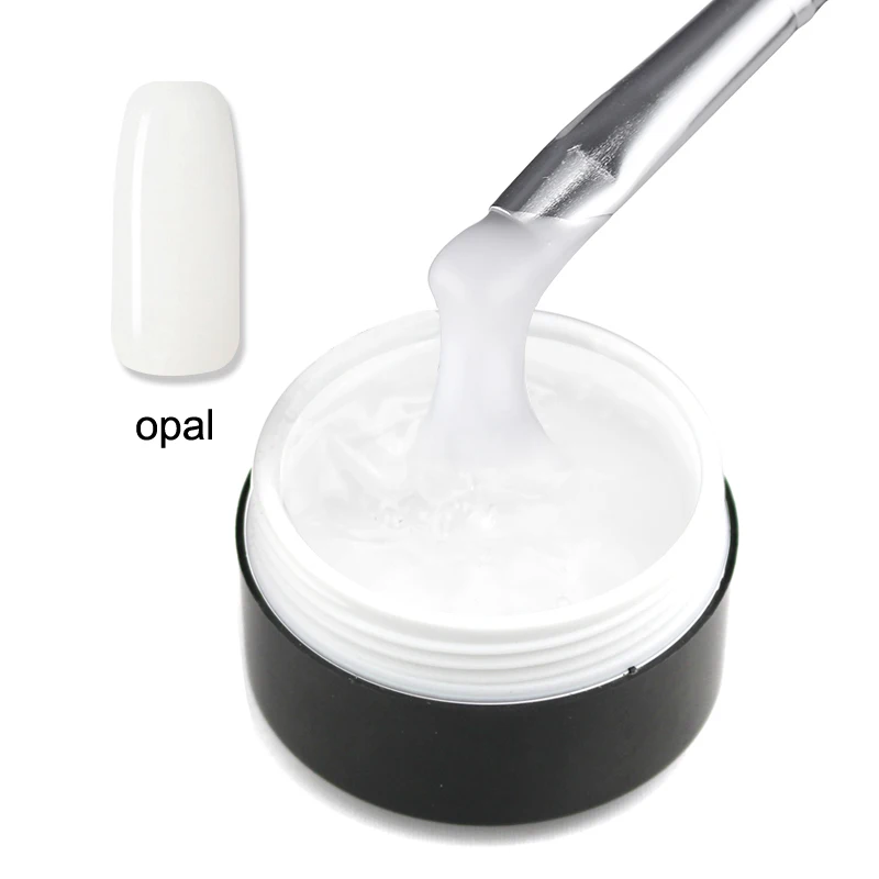 Opal Последние продукты, 6 камуфляжных цветов, УФ лак для ногтей, строительный конструктор, удлиняющий жесткий Кристальный Желейный гель, Чистый гель для ногтей - Цвет: Opal