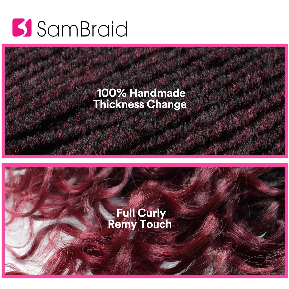 SAMBRAID Goddess Faux locs вьющиеся плетеные пряди синтетические накладные волосы плетение волос мягкие искусственные замки 24 корня/18 дюймов упаковка