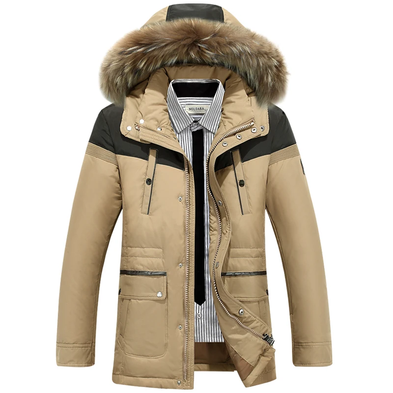 Winter Jacket Men With Hood Coat Boy Men's Male White Duck Down Down-Jacket Coats Plus Size M-4XL |