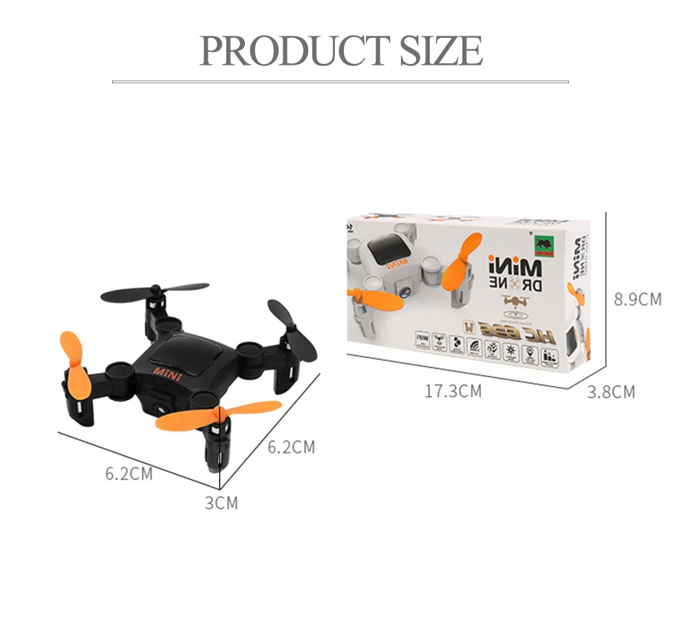 HC636W Мини RC Дрон карманный без камеры Квадрокоптер игрушки дроны x pro drohne profissional