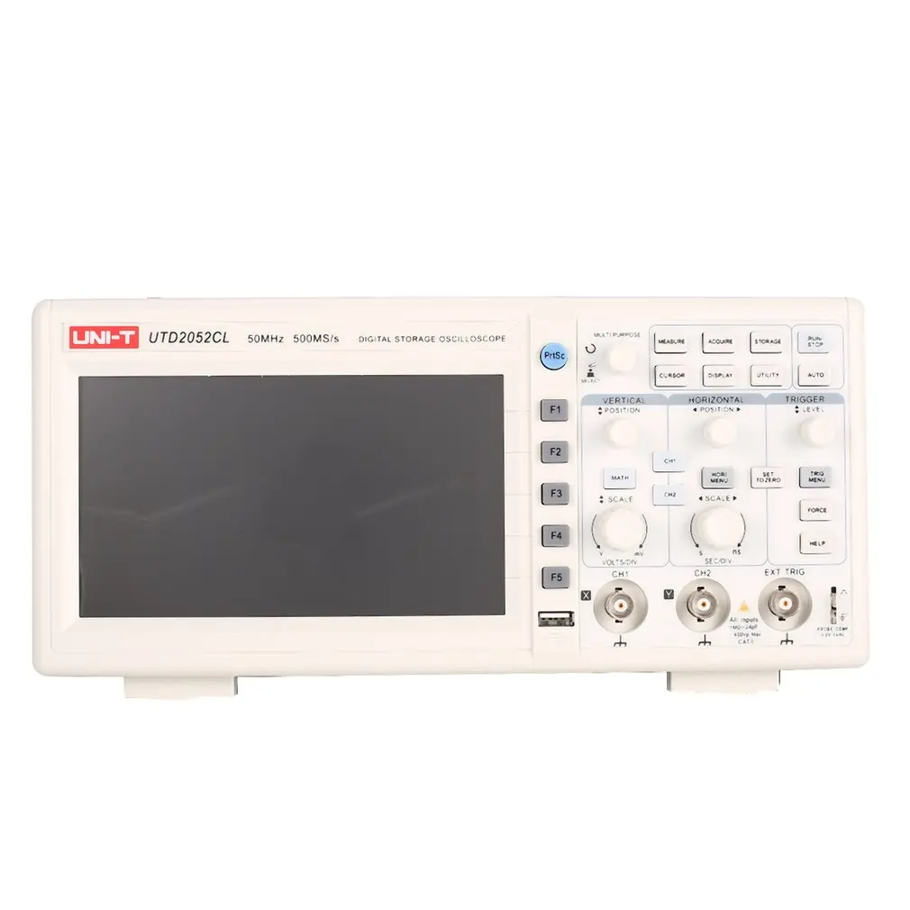 UNI-T UTD2052CL Digital Storage Oscilloscope 50MHz 2 Channels Record USB Waveform Generator Logic Analyzer Spectrum | Инструменты
