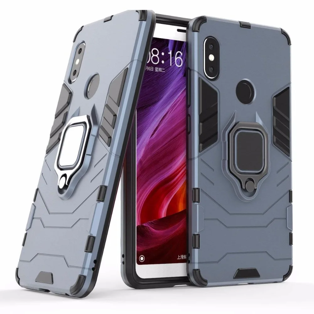 Для Redmi Note 5 Чехол магнитный держатель кольцо чехол для Xiaomi pro армированный