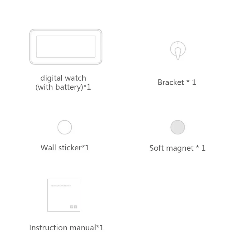 Оригинальный Новый Xiaomi Mijia BT4.0 беспроводной умный электронный цифровой экран с