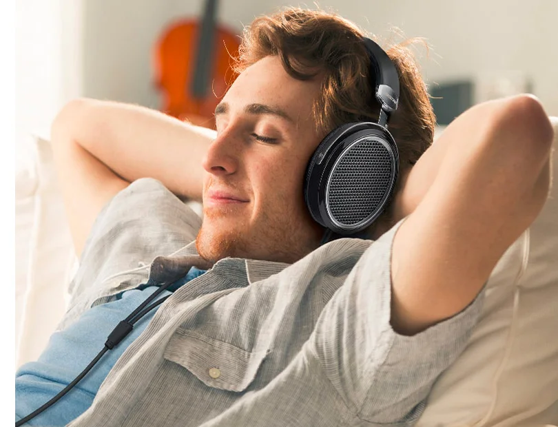 Новинка Takstar HF 580 Hi-Fi Плоские наушники высокого качества TUYU ультра-тонкая диафрагма открытая Задняя накладка для комфортного ношения