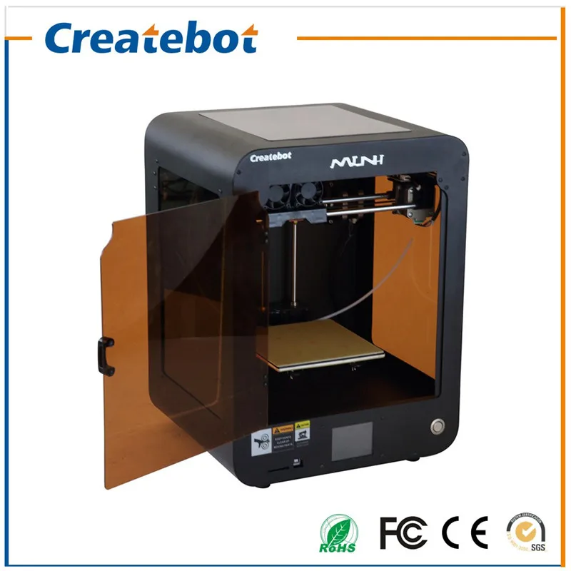 2017 самые популярные обновлен createbot один экструдер мини 3D-принтеры с сенсорным