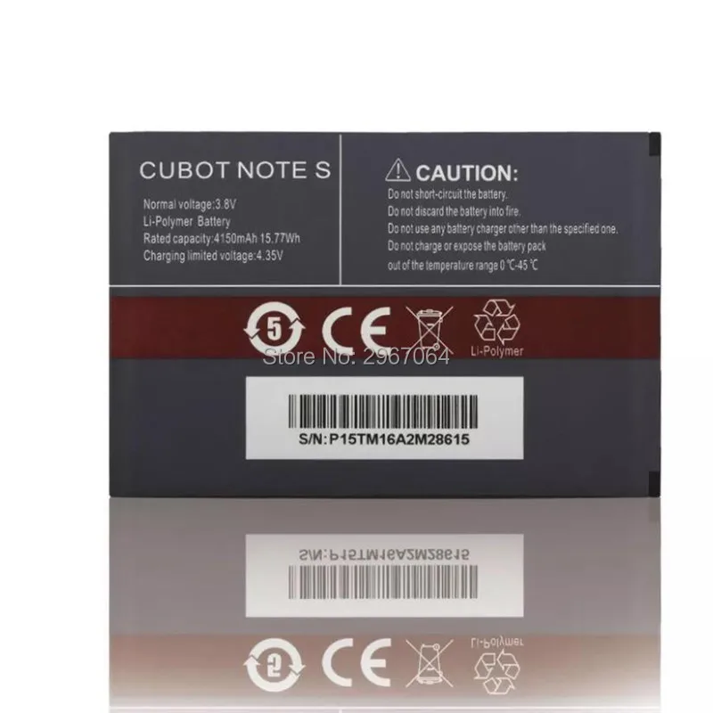 Аккумулятор на мобильный телефон CUBOT NOTE S аккумулятор 4150 мАч оригинальные