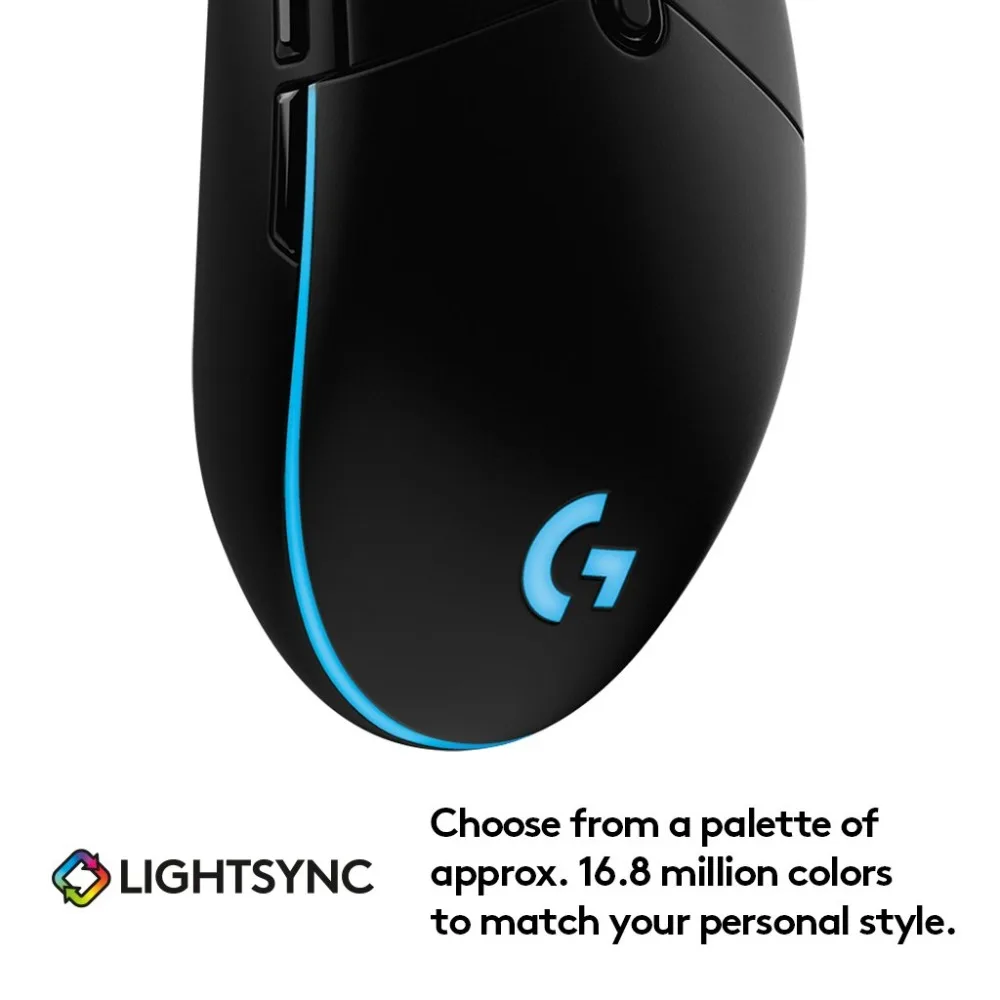 Проводная игровая мышь Logitech G102 IC PRODIGY 16 8 M с цветной RGB подсветкой PC gamer 8000