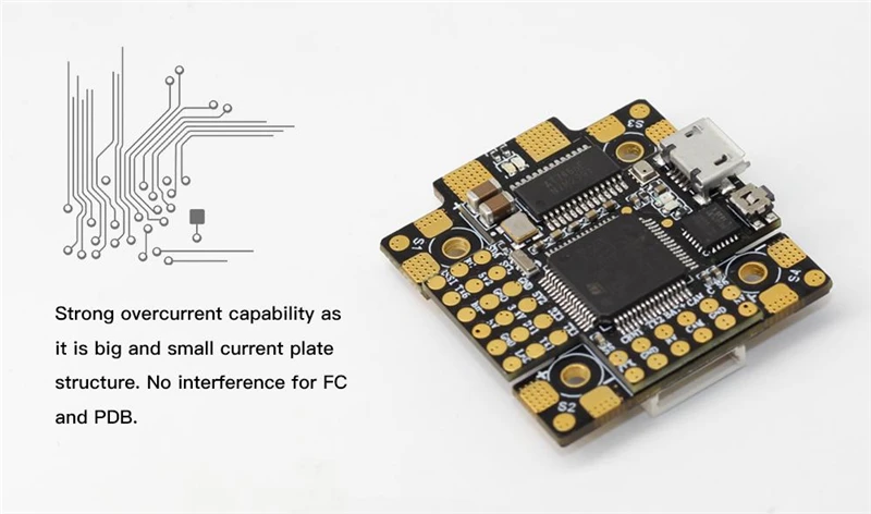 HGLRC вперед F4 AIO V6 с диагональю экрана 3-6 S игровые джойстики STM32F405 OSD w/5 V/3A 8 V/1.5A BEC MPU6000