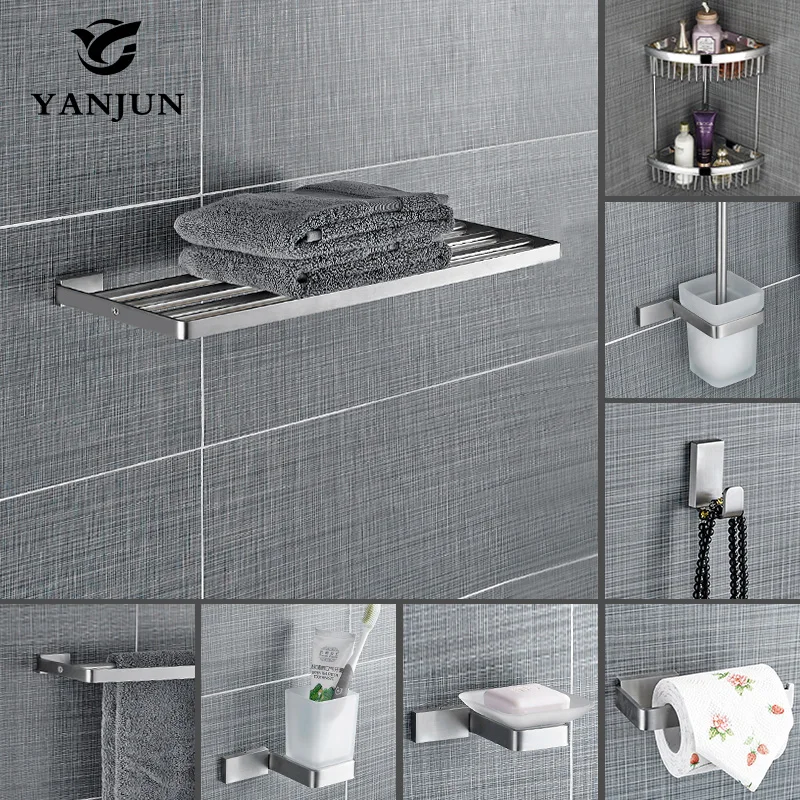 Набор аксессуаров для ванной комнаты набор аксессуары нержавеющая сталь