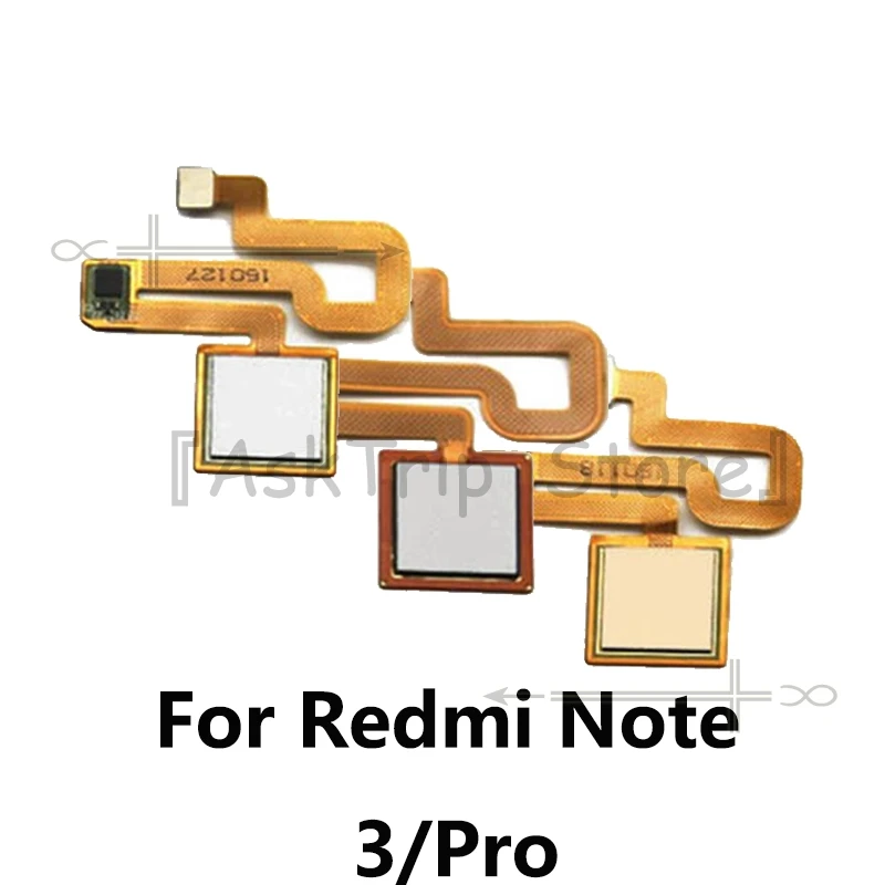 Сканер отпечатков пальцев для Xiaomi Redmi Note 3 3s домашняя кнопка датчик гибкий кабель