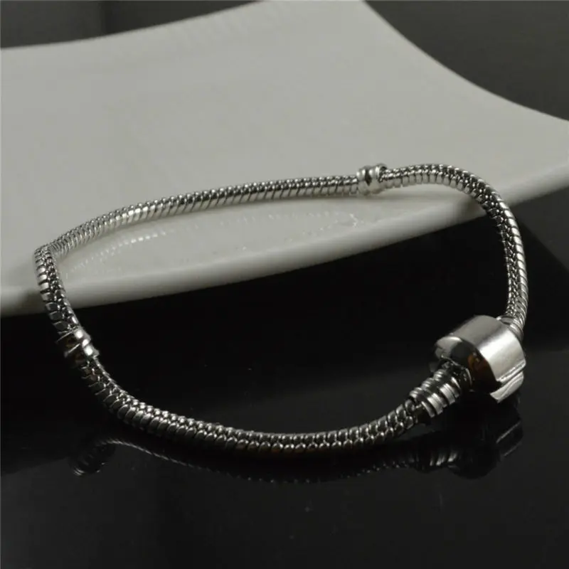 Бесплатная доставка 2 подарочные бусины модная цепочка под змеиную кожу 3 мм