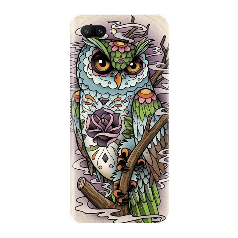 Чехол для телефона Huawei Honor 10 9 8 7 Lite Soft Silicone TPU Cute Cat Painted Back Cover 7A 7C 7S 7X Pro On.