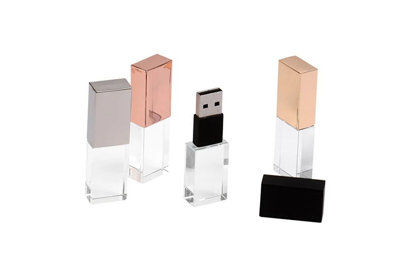 JASTER логотип Кристалл Usb 2,0 флэш-накопитель с подарочной коробкой 4 ГБ 8 ГБ 16 ГБ 32 ГБ 64 ГБ(более 10 шт бесплатный логотип