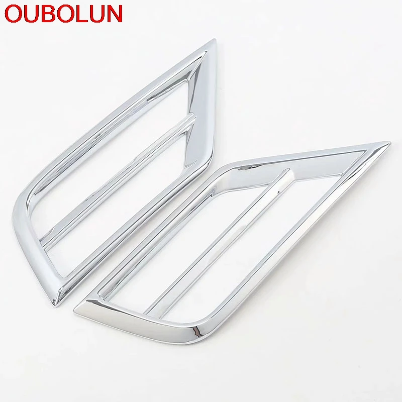 OUBOLUN для Volkswagen Tiguan MK2 2017 2018 2019 передняя противотуманная фара нижняя рамка Крышка