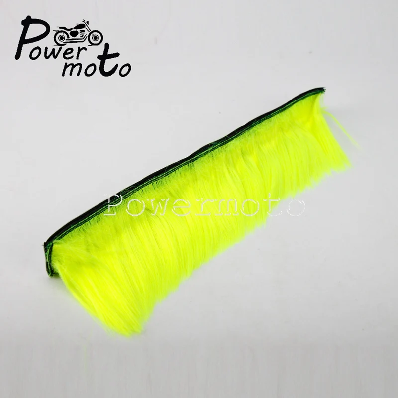 light yellow Мотоцикл зеленый Mohawk шлем волос в стиле панк мотокросса гоночный велосипед скейтборд открытый ATV улица внедорожных перо украшения - Цвет: light yellow
