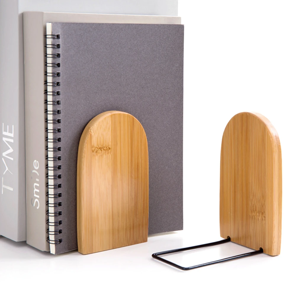 Держатель книг для стола из натурального дерева книжные полки полка хранения